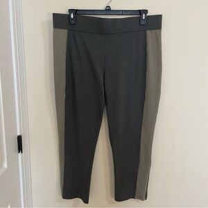 LOGO by Lori Goldstein Two-Tone Stretch Ankle Pants Women’s Size XLP